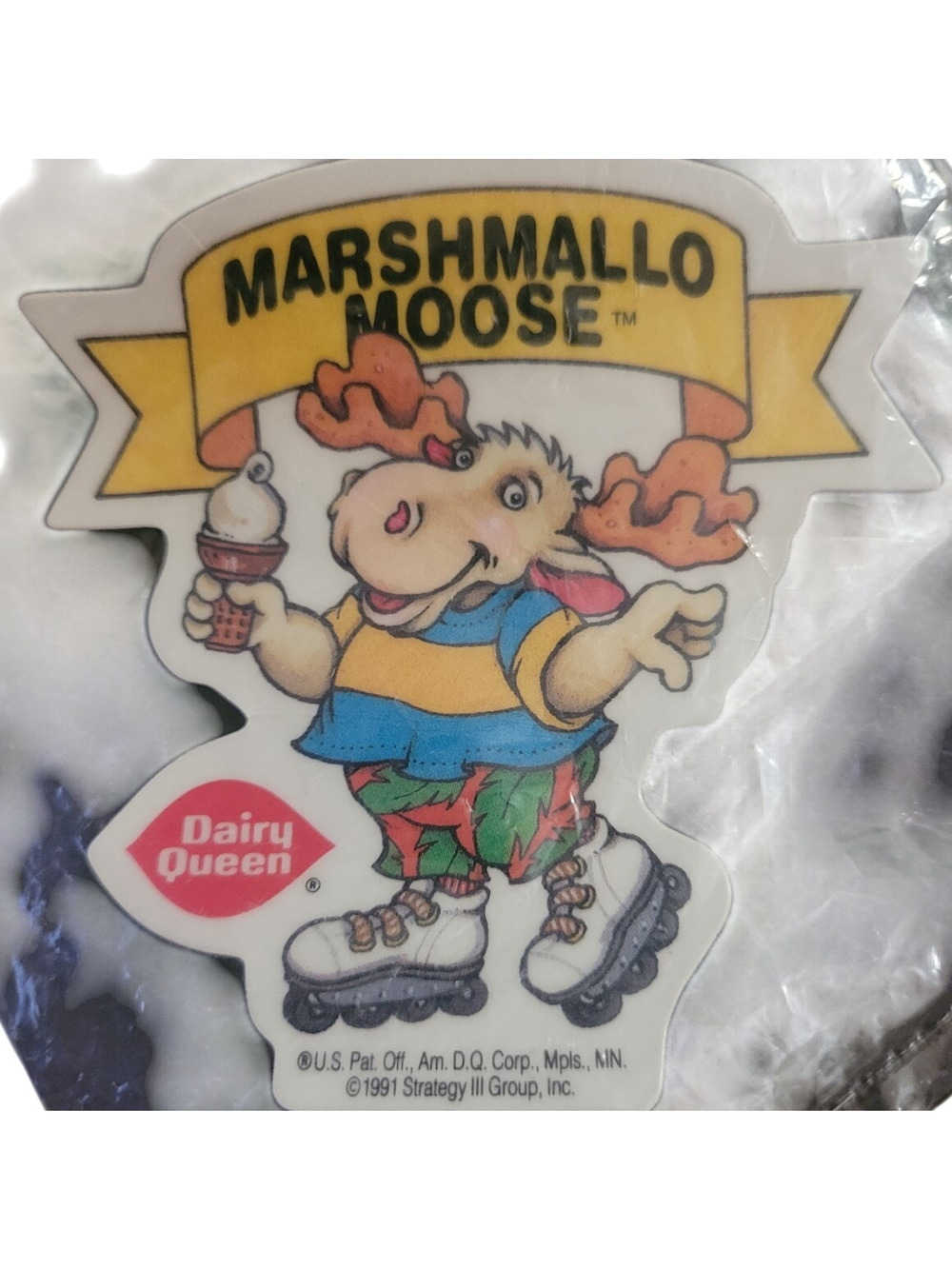 1991 Dairy Queen Marshmallo Moose Magnet New in Package